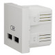 Подвійна USB розетка Schneider Electric NU341818 2.1А 2М (біла)