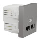 Подвійна USB розетка Schneider Electric NU341830 2.1А 2М (алюміній)