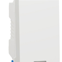 Одноклавішний перемикач Schneider Electric NU310318S із нейтраллю 10А 1М (білий)
