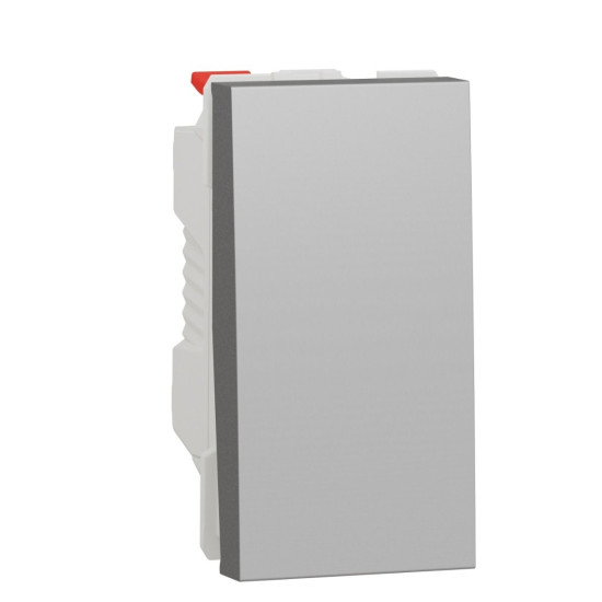 Одноклавішний перемикач Schneider Electric NU310330 (схема 6) 10А 1М (алюміній)