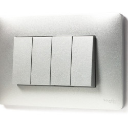 Одноклавішний перемикач Schneider Electric NU310330 (схема 6) 10А 1М (алюміній)