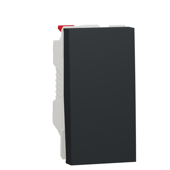 Одноклавішний перемикач Schneider Electric NU310354 (схема 6) 10А 1М (антрацит)