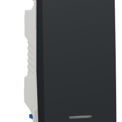 Одноклавішний перемикач Schneider Electric NU310354S з нейтраллю 10А 1М (антрацит)