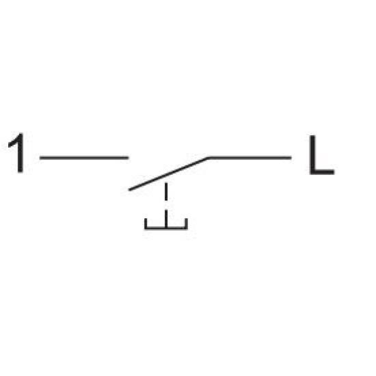 Одноклавішний вимикач Schneider Electric NU310618 (схема 1) 10А 1М (білий)