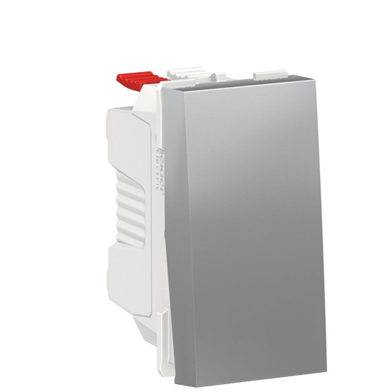 Одноклавішний вимикач Schneider Electric NU310630 (схема 1) 10А 1М (алюміній)