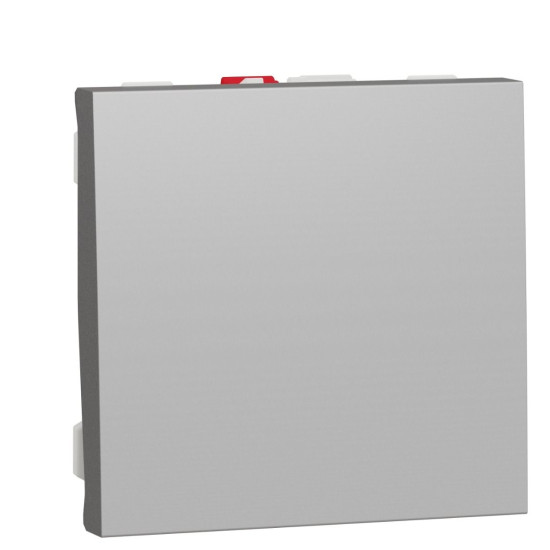 Одноклавішний вимикач Schneider Electric NU320130 (схема 1) 10А 2М (алюміній)