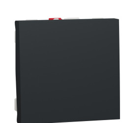 Одноклавішний вимикач Schneider Electric NU320154 (схема 1) 10А 2М (антрацит)