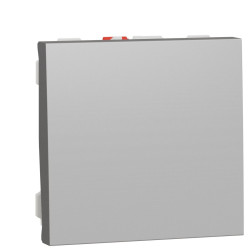 Одноклавішний вимикач Schneider Electric NU320630 (схема 1) 10А 2М (алюміній)