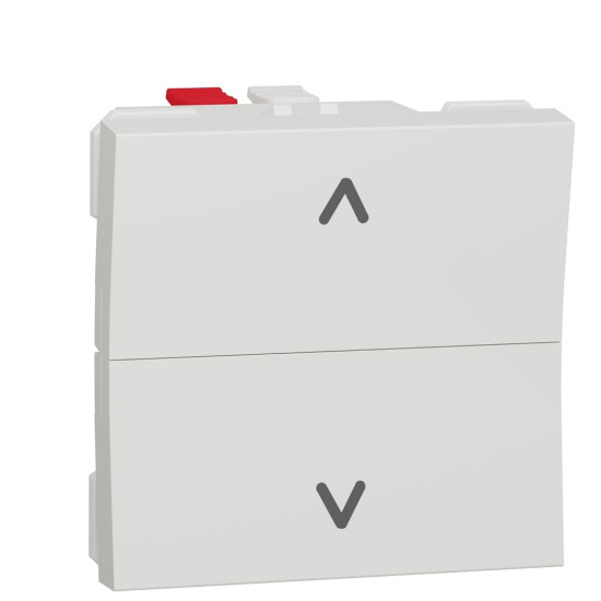 Двоклавішний вимикач Schneider Electric NU320718 для жалюзі (схема 4) 6А 2М (білий)
