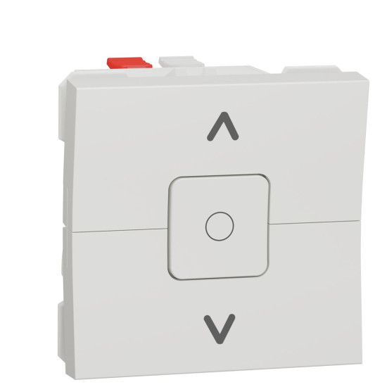 Двоклавішний вимикач Schneider Electric NU320818 для жалюзі (схема 4) 6А 2М (білий)