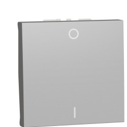Двополюсний вимикач Schneider Electric NU326230 16А 2М (алюміній)