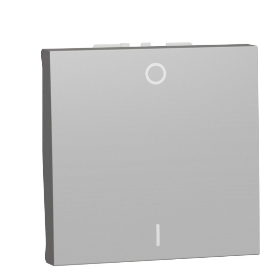 Двополюсний вимикач Schneider Electric NU326230 16А 2М (алюміній)