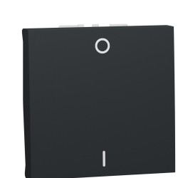 Двополюсний вимикач Schneider Electric NU326254 16А 2М (антрацит)