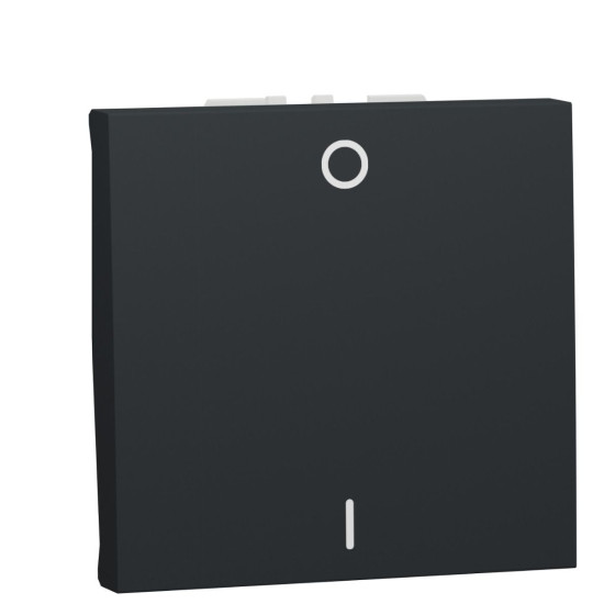 Двополюсний вимикач Schneider Electric NU326254 16А 2М (антрацит)