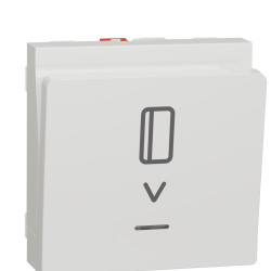 Картковий вимикач Schneider Electric NU328318 з підсвічуванням 10А 2М (білий)