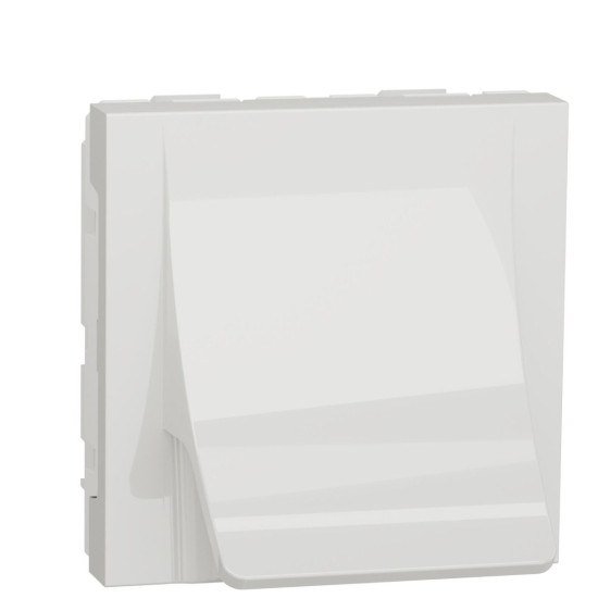 Накладка Schneider Electric NU386218 для виведення кабелю з розетки 16А 2М (білий)