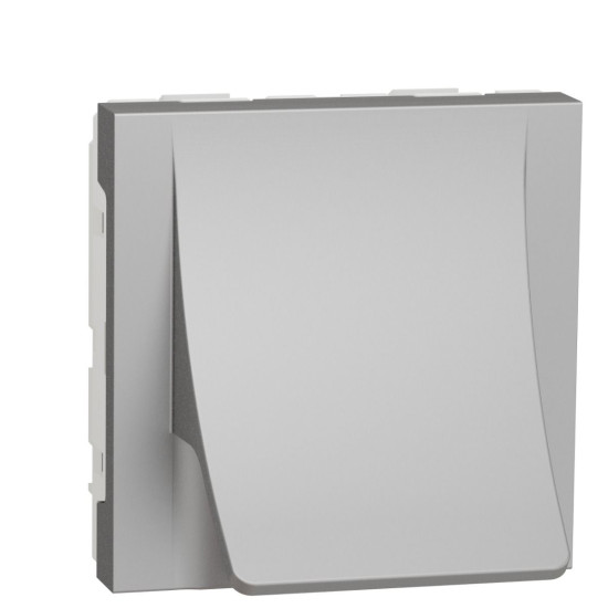 Накладка Schneider Electric NU386230 для виведення кабелю з розетки 16А 2М (алюміній)