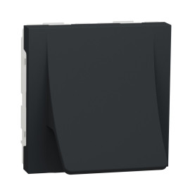 Накладка Schneider Electric NU386254 для виведення кабелю з розетки 16А 2М (антрацит)