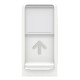 Накладка для розетки RJ45 Schneider Electric NU941018 з полем для напису 1М (біла)