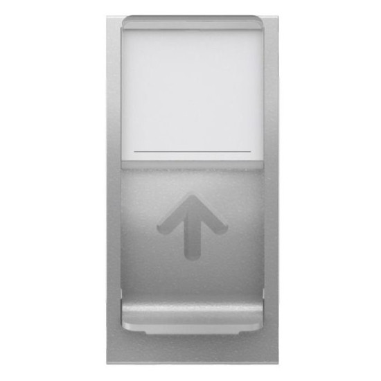 Накладка для розетки RJ45 Schneider Electric NU941030 з полем для напису 1М (алюміній)