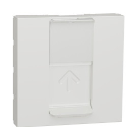 Накладка для розетки RJ45 Schneider Electric NU941118 2М (біла)