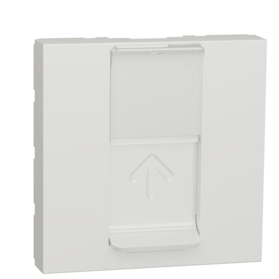 Накладка для розетки RJ45 Schneider Electric NU941118 2М (біла)