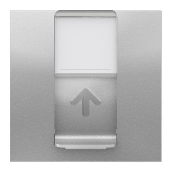 Накладка для розетки RJ45 Schneider Electric NU941130 2М (алюміній)