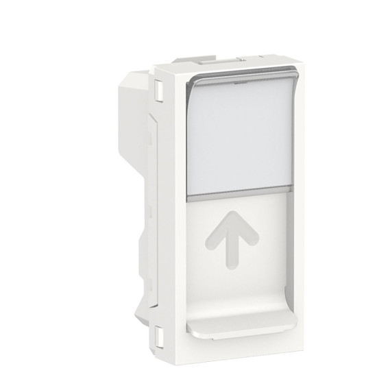 Центральна плата Schneider Electric NU946018 від розетки RJ45 Keystone/Systimax 1М (біла)
