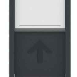 Центральна плата Schneider Electric NU946054 від розетки RJ45 Keystone/Systimax 1М (антрацит)