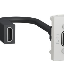 HDMI розетка Schneider Electric NU343018 1М (біла)