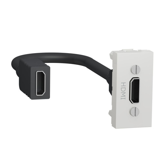 HDMI розетка Schneider Electric NU343018 1М (біла)