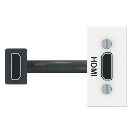 HDMI розетка Schneider Electric NU343018 1М (біла)