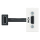 HDMI розетка Schneider Electric NU343018 1М (біла)