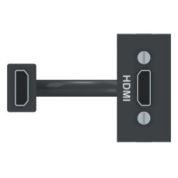 HDMI розетка Schneider Electric NU343054 1М (антрацит)