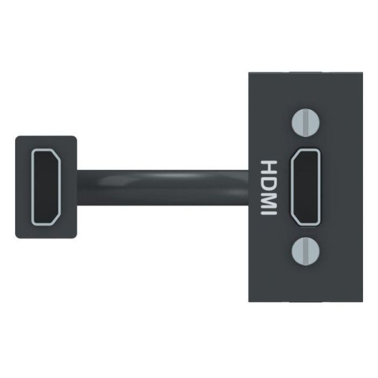 HDMI розетка Schneider Electric NU343054 1М (антрацит)