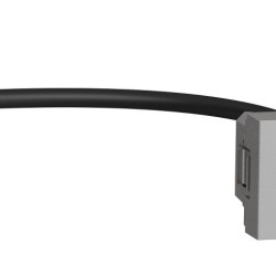Аудіо розетка Schneider Electric NU343330 Mini jack 1М (алюміній)