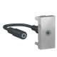Аудіо розетка Schneider Electric NU343330 Mini jack 1М (алюміній)