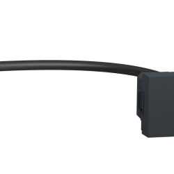 Аудіо розетка Schneider Electric NU343354 Mini jack 1М (антрацит)