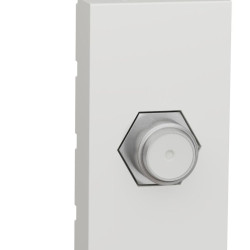 Розетка Schneider Electric NU346818 Coaxial F-type 1М (біла)