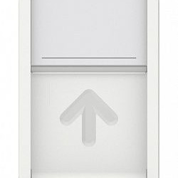 Одинарна комп'ютерна розетка Schneider Electric NU341418 RJ45 cat.6 UTP із полем для напису 1М (біла)