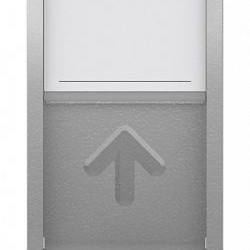 Одинарна комп'ютерна розетка Schneider Electric NU341430 RJ45 cat.6 UTP із полем для напису 1М (алюміній)
