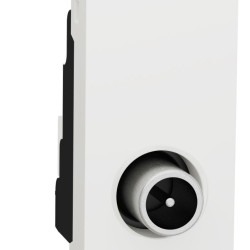 Одинарна TV розетка Schneider Electric NU346118 1М (біла)
