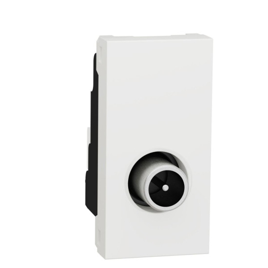 Одинарна TV розетка Schneider Electric NU346118 1М (біла)