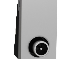 Одинарна TV розетка Schneider Electric NU346130 1М (алюміній)