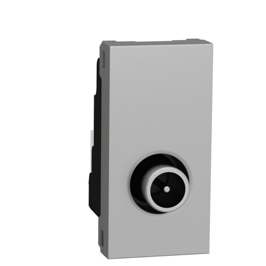 Одинарна TV розетка Schneider Electric NU346130 1М (алюміній)