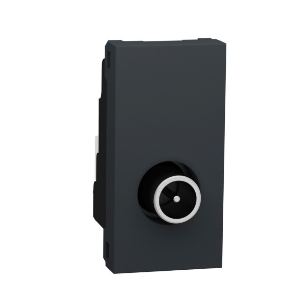 Одинарна TV розетка Schneider Electric NU346154 1М (антрацит)