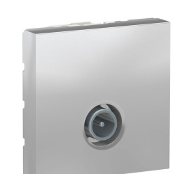 Одинарна TV розетка Schneider Electric NU346230 2М (алюміній)