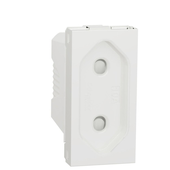 Розетка Schneider Electric NU303118 (гвинтовий затискач) 10А 1М (біла)