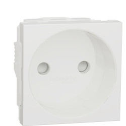 Розетка Schneider Electric NU303318 (гвинтовий затискач) 16А 2М (біла)