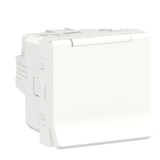 Розетка Schneider Electric NU303718TA (гвинтовий затискач) 16А (біла)